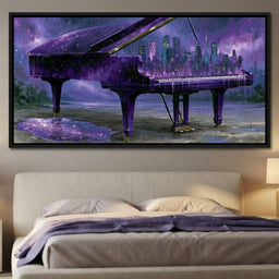 Melodies Melting Into The Night Sky - room mockup 10