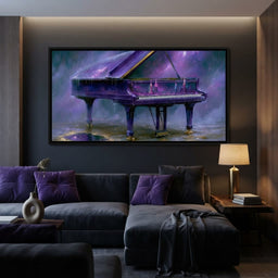 Midnight Sonata For A Glass Galaxy - room mockup 4