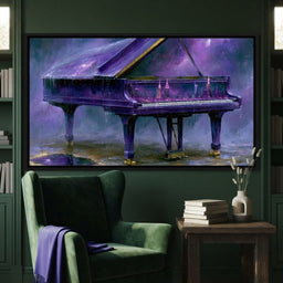 Midnight Sonata For A Glass Galaxy - room mockup 7