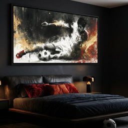 Momentum Of The Striker - room mockup 2