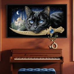 Moonlit Panther Of Golden Minarets - room mockup 9