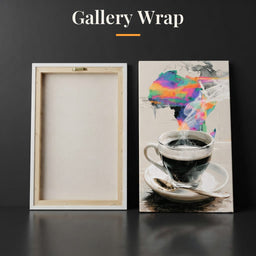 Morning Brew Across the Continent - Gallery Wrap back and front