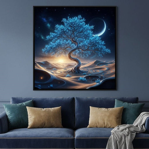 The Celestial Tree - TooplesArt Canvas Print