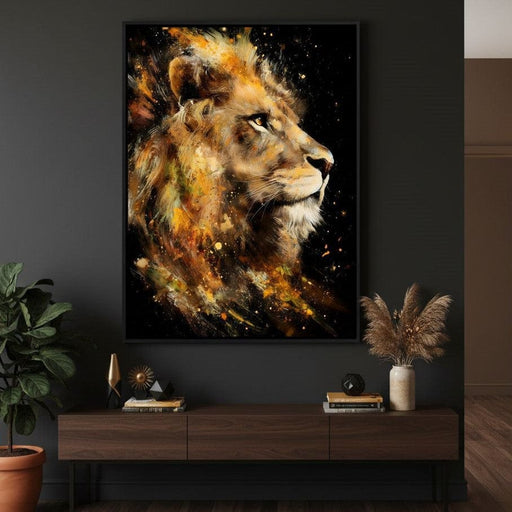Majestic King of Savannah Firestorm Canvas Print