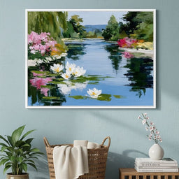 Water Lily Garden Reflection