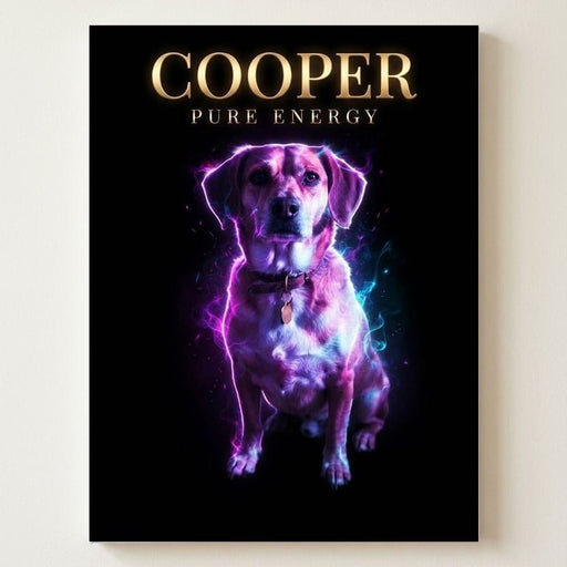 The Neon Pet Canvas Print