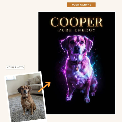 The Neon Pet Canvas Print