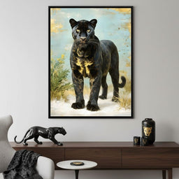 Golden Eye Panther Stately Stance