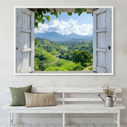 Window To Verdant Valley Dream