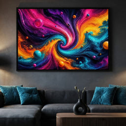 Orbiting Through Liquid Light - TooplesArt - room mockup 6