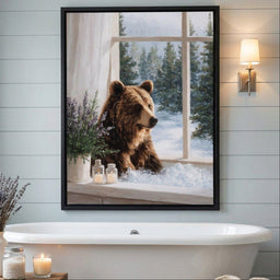 Bear by Winter Window Light