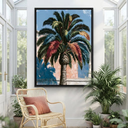 Painted Palms Under Southern Light - room mockup 3