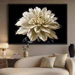 Pale Petals Held Against The Void - room mockup 1
