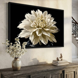Pale Petals Held Against The Void - room mockup 4