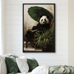 Panda Garden Parasol Calmness - room mockup 9