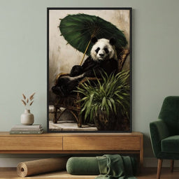 Panda Garden Parasol Calmness - room mockup 10