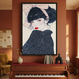 Polka Dot Afternoon Beauty - room mockup 12