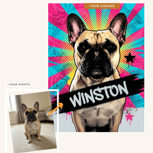 The Pop Art Pet Canvas Print