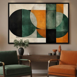 Geometric Ochre Jade Balance