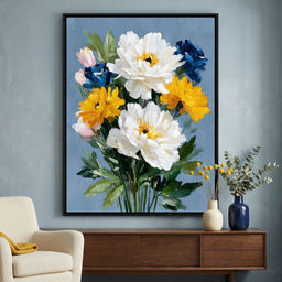 Blue Garden Peony Bouquet