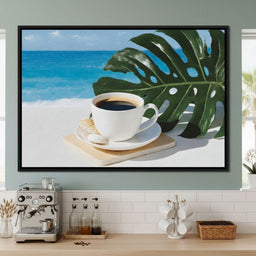 Seaside Coffee Escape Moment