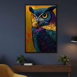 Radiant Nocturnal Guardian Owl