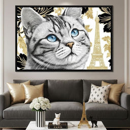 Parisian Feline Enchantment