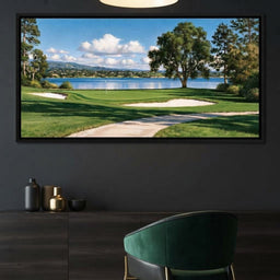 Quiet Afternoon By The Fairway - dining room mockup