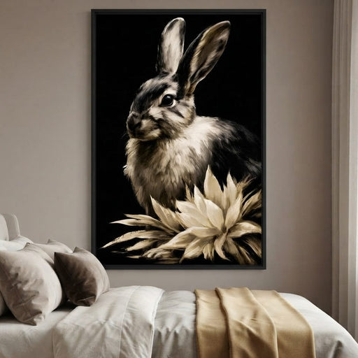 Quiet Contemplation Of The Wild Hare Canvas Print