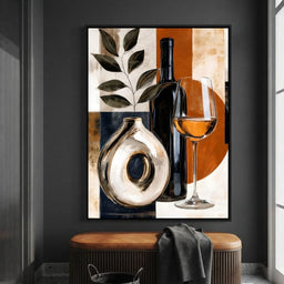 Quiet Evening With A Golden Vintage - entry hall mockup