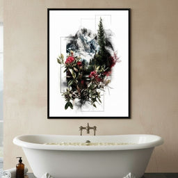 Alpine Peak Floral Montage