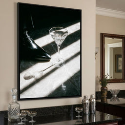 Martini Sparkle On Marble Luxury
