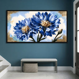 Reflections Of Radiant Morning Petals - entry hall mockup