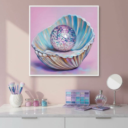 Pastel Disco Pearl Dream Canvas Print