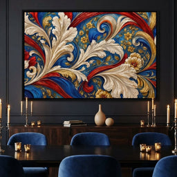 Royal Baroque in Bloom - TooplesArt - room mockup 2