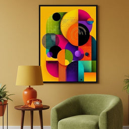 Vivid Geo Orbit Kaleidoscope