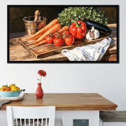 Rustic Kitchen Produce Preparation - room mockup 1