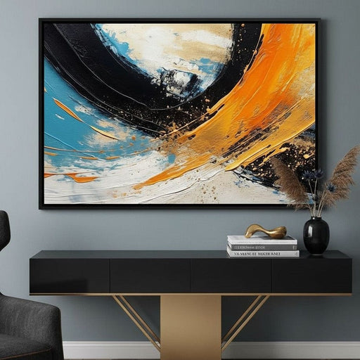 Solar Vortex Oceanic Surge Canvas Print