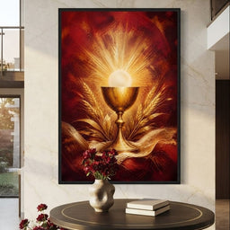 Sacred Grain and Golden Cup - room mockup 3