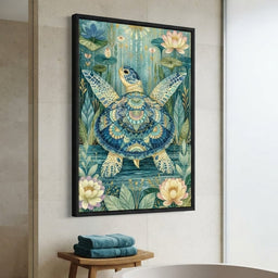 Sacred Traveler Of The Golden Waters - room mockup 1