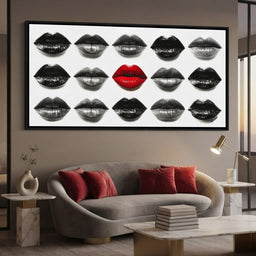 Sensual Lips Bold Defiance - room mockup 4