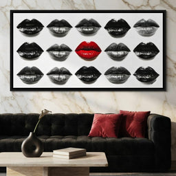 Sensual Lips Bold Defiance - room mockup 6