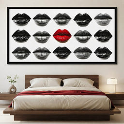 Sensual Lips Bold Defiance - room mockup 8