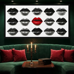 Sensual Lips Bold Defiance - room mockup 9