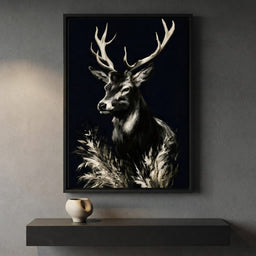 Silent Guardian of the Winter Grass - room mockup 9