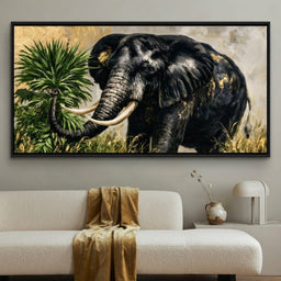 Silent Monarch of the Gilded Savanna - room mockup 1