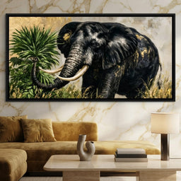 Silent Monarch of the Gilded Savanna - room mockup 2