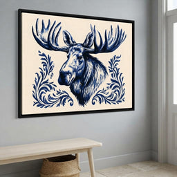 Silent Monarch of the Northern Woods - entry hall mockup