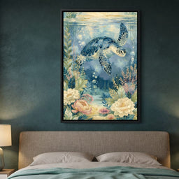 Silent Passage Through The Deep Sea - room mockup 3