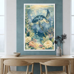 Silent Passage Through The Deep Sea - room mockup 4